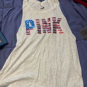 PINK Victoria's Secret Sequin Tee